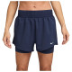 Nike Γυναικείο σορτς One Dri-FIT High-Waisted 3'' 2in1 Shorts